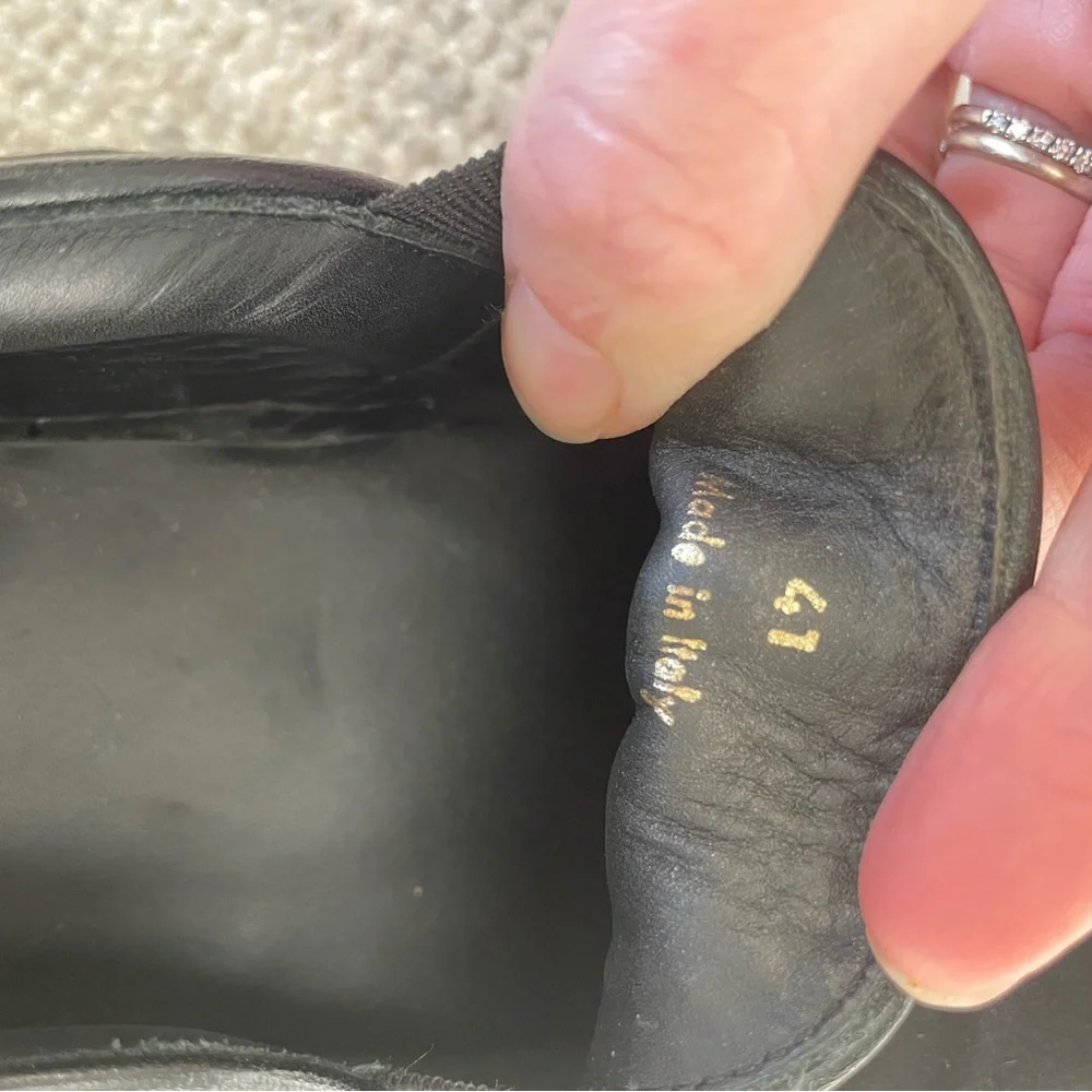 Celine Black Satin Slip-on - Picture 5 of 7